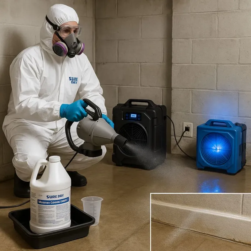 Sanitization and Odor Removal process in Malmstrom Air Force Base, MT
